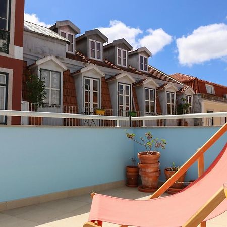 Azulejos' Charming Apartment With Terrace 2 By Lisbonne Collection Bagian luar foto