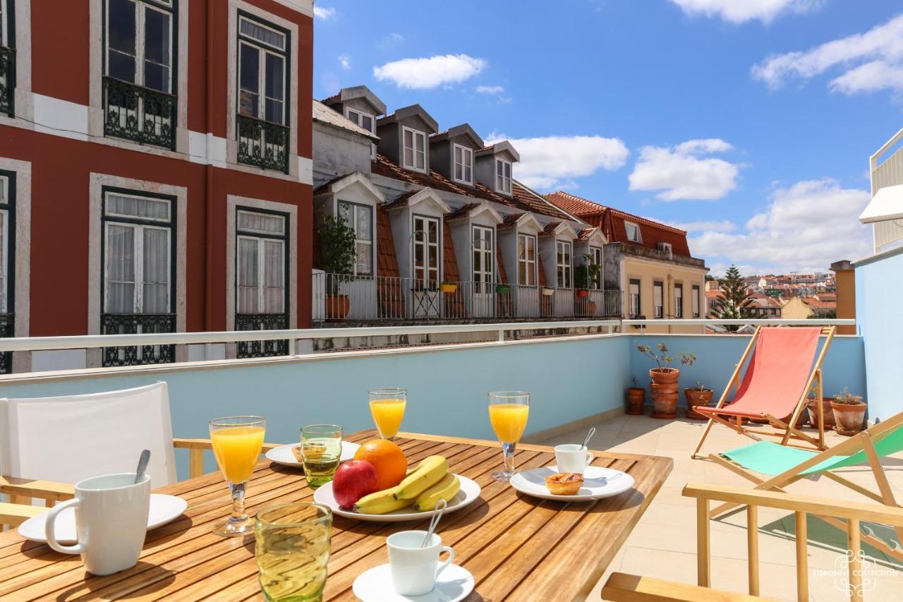 Azulejos' Charming Apartment With Terrace 2 By Lisbonne Collection Bagian luar foto