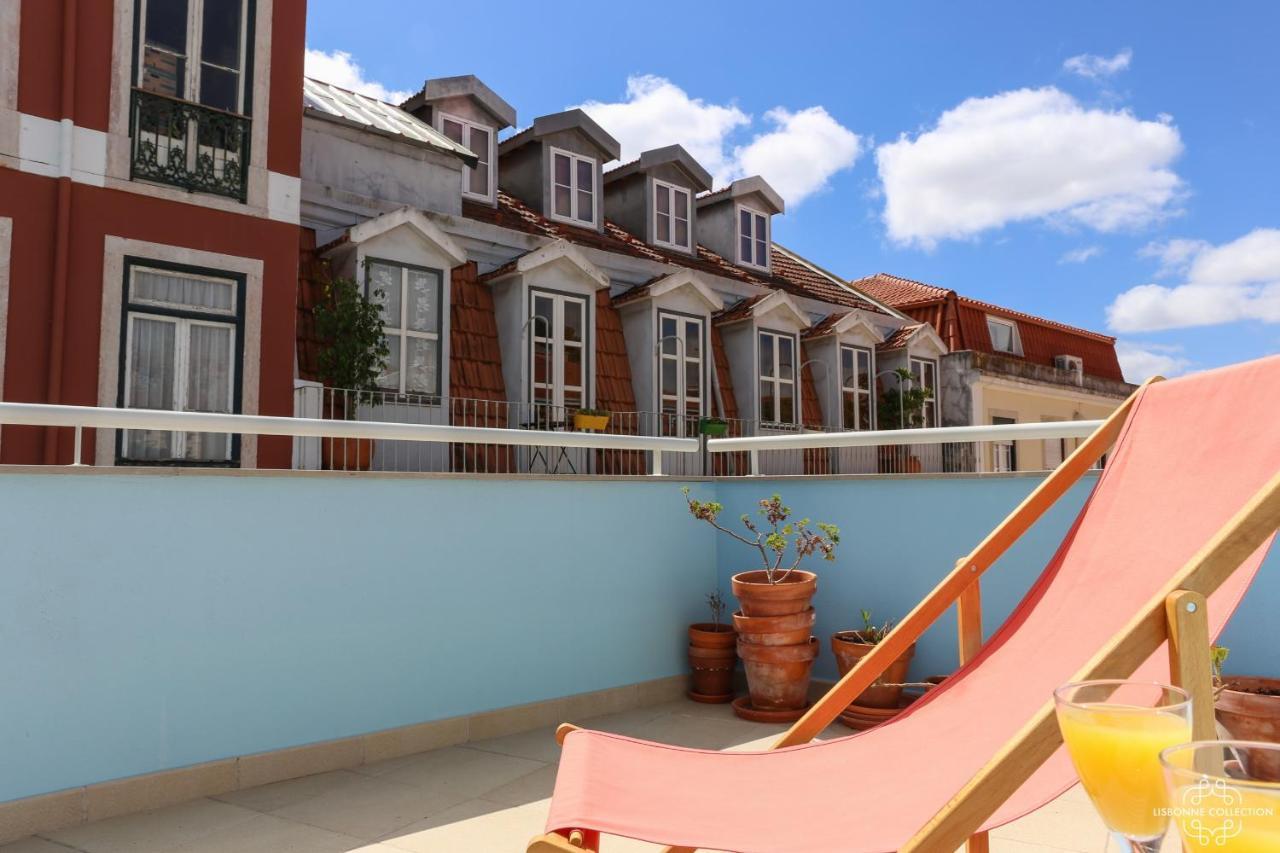 Azulejos' Charming Apartment With Terrace 2 By Lisbonne Collection Bagian luar foto